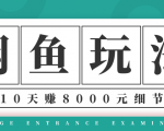龟课·闲鱼项目玩法实战班第12期,操作10天左右利润有8000元细节玩法-第一资源网