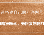 封神学员特训营：快速搭建自己的互联网营销系统，疯狂涨精准粉丝，无限复制网红流量-第一资源网
