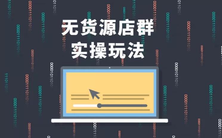 无货源店群实操玩法，蓝海选品的独特思路，店群软件操作方法（45节视频课）-第一资源网