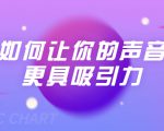 刘琪·如何让你的声音更具吸引力(20节课-完结)-第一资源网