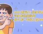 2021新风口-拼多多虚拟店:可多店批量操作,每个店一天收入在200-1000-第一资源网
