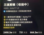 兰溪抖音混剪:一部手机学习剪辑,3个月涨粉580万-第一资源网