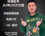 杰妮传媒·抖音快速起号核心实操课:教你新号快速起号,从0到100万过程-第一资源网