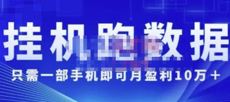 猎人电商:挂机数跑‬据，只需一部手即机‬可月盈利10万＋（内玩部‬法）价值4988元-第一资源网