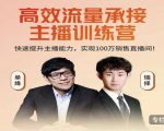 高效流量承接主播训练营:快速提升主播能力,实现100万销售直播间-第一资源网