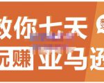 晟尧跨境·教你七天玩赚亚马逊,教你轻松玩赚亚马逊,适合小白学习-第一资源网