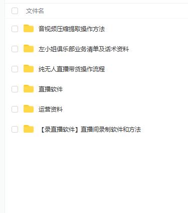 左小姐-直播带货俱乐部十三行、无人直播，全套教程附：工具、文档、话术资料-第一资源网