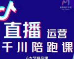 美尊-抖音直播运营千川系统课:直播运营规划、起号、主播培养、千川投放等-第一资源网