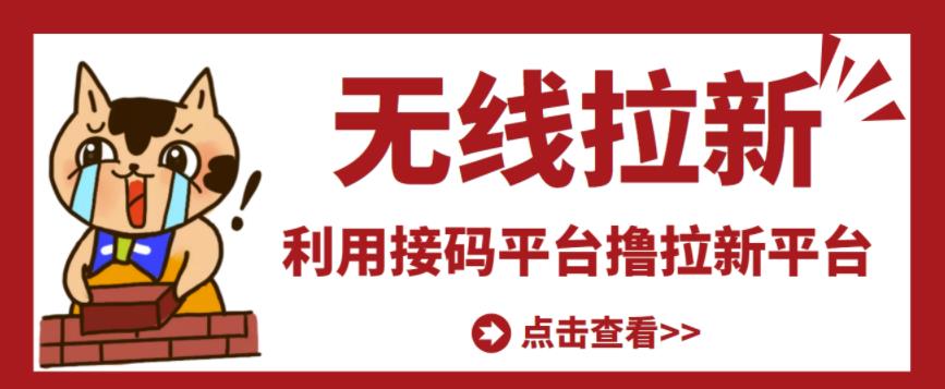 最新接码无限拉新项目，利用接码平台赚拉新平台差价，轻松日赚500+-第一资源网