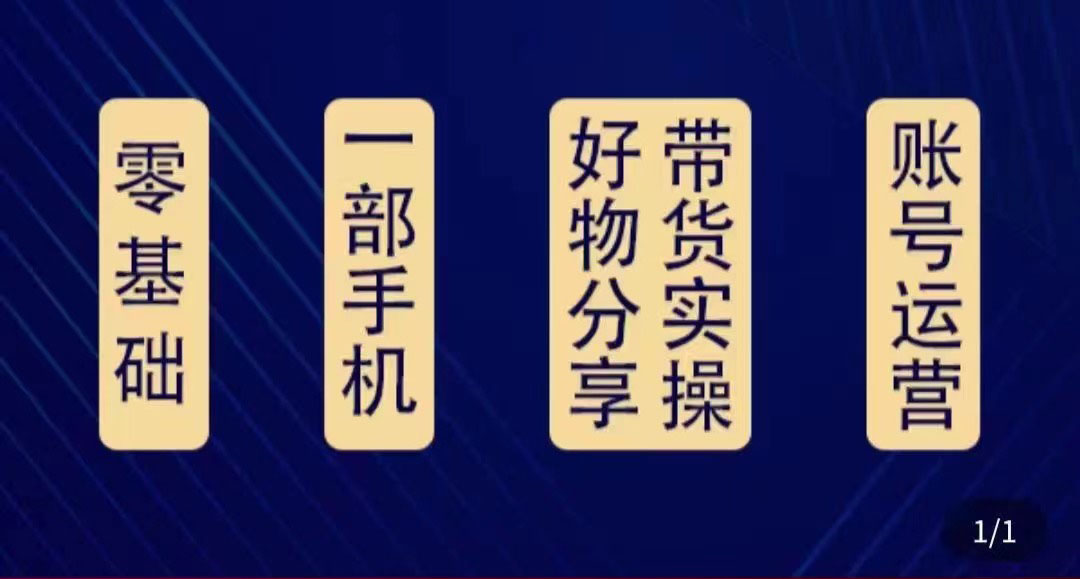 好物分享高阶实操课：0基础一部手机做好好物分享带货（24节课）-第一资源网