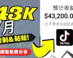 2022抖音国际版Tiktok赚钱项目:每天上传一个视频就轻松月入$43200-第一资源网