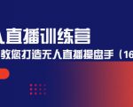 无人直播训练营:手把手教您打造无人直播操盘手(16节课时)-第一资源网