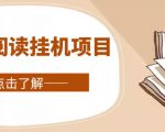 全自动阅读挂机项目,号称单窗10r,全套脚本+教程,小白上手简单-第一资源网