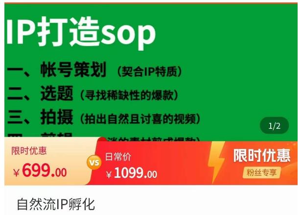 瑶瑶·自然流IP孵化，系统掌握IP孵化全流程，也能学到选题，剪辑，账号运营经验-第一资源网