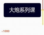 大炮拼多多运营系列课,各类玩法合集,拼多多运营玩法实操-第一资源网