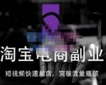 蓝Sir派·淘宝短视频快速起店,替代传统搜索方式,学会做一个不一样的淘宝店-第一资源网