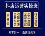 他创传媒·抖音小店系统运营实操课,从零到一系统性教学,抖店日出千单保姆级讲解-第一资源网