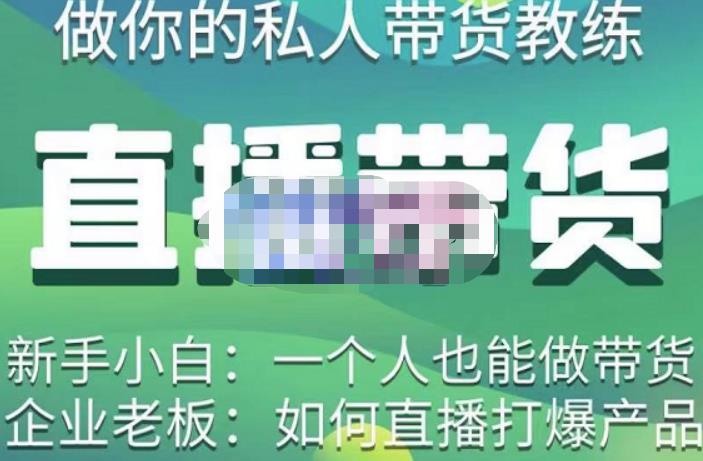 硬核传媒·直播带货（私人教练），实操实战教学，通俗易懂，学完后新手小白一个人也能做带货-第一资源网