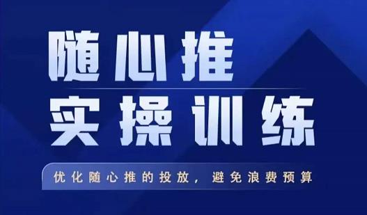 飞哥·随心推实操训练，优化随心推投放，避免浪费预算-第一资源网