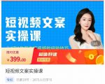 小秋·短视频文案实操课,从0到1教你做短视频的经验技巧-第一资源网