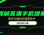 同城高清手机绿幕,直播间现实与虚拟的混搭技术,老板商家必看!-第一资源网