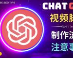 正确使用Chat GPT制作有价值的中文视频脚本,并在YouTube获利-第一资源网