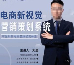 大圣·电商新视觉营销策划系统,可复制的电商品牌视觉识别系统-第一资源网