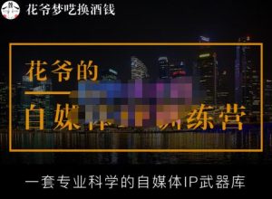 花爷的自媒体IP训练营【14期】,一套专业科学的自媒体IP武器库(更新2023年3月)-第一资源网