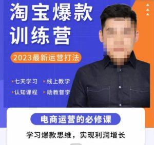 爱上黄昏·淘宝爆款训练营，2023最新运营打法，学习爆款思维，实现利润增长-第一资源网