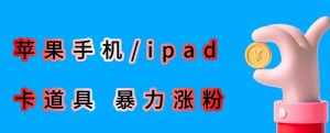 最新利用苹果手机/ipad的ios系统，卡道具搬短视频，百分百过原创-第一资源网