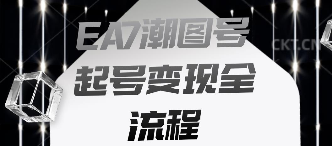 EA7潮图号起号变现全流程，快速起号飞速涨粉【揭秘】-第一资源网