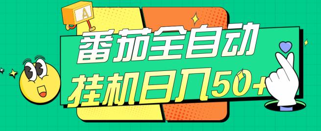 番茄全自动挂机日入50+，软件全自动，多号破百【揭秘】-第一资源网