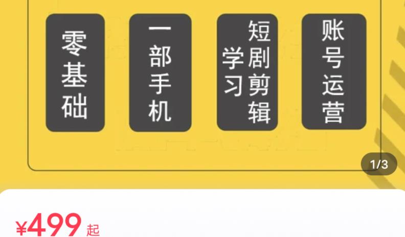 短剧另类新赛道剪辑解说课萱萱实操班（29节）-第一资源网