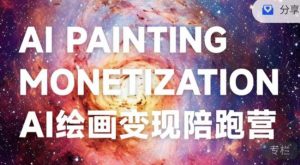 蛮驴·AI绘画变现陪跑营，快速产出可商业变现的图-第一资源网