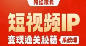 网红校长短视频IP变现通关秘籍｜系统课，产品篇，短视频篇，商业篇，私域篇，直播篇-第一资源网