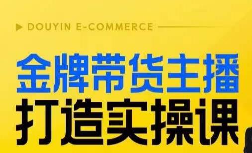 金牌带货主播打造实操课，直播间小公主丹丹老师告诉你，百万主播不可追，高效复制是王道！-第一资源网