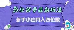 影视号最新玩法，新手小白月入四位数，零粉直接上手【揭秘】-第一资源网