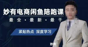 妙有电商闲鱼无货源陪跑课,最全、最新、最干,零基础实战-第一资源网