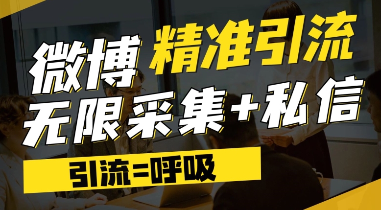 微博最新引流技术，软件提供博文评论采集+私信实现精准引流【揭秘】-第一资源网