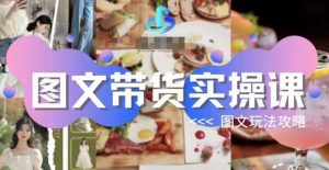 图文带货实操课，图文玩法攻略玩法-第一资源网