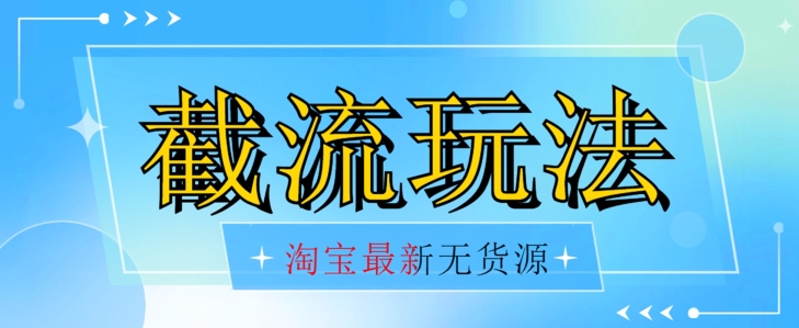 首发价值2980最新淘宝无货源不开车自然流超低成本截流玩法日入300+【揭秘】【1016更新】-第一资源网
