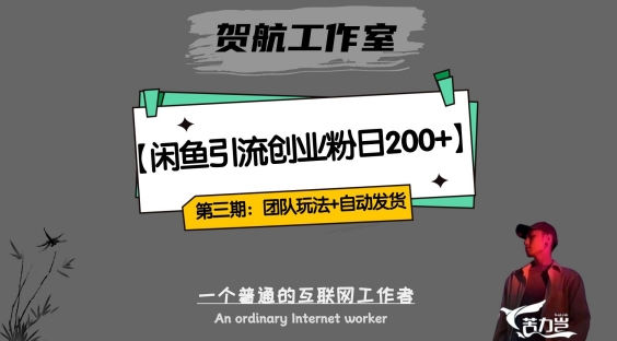 第三期：暴力引流，无脑搬运，闲鱼创业粉引流一天200+，更新全自动发货的团队闭环模式【揭秘】-第一资源网