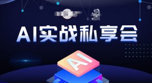 AI实战私享会，各种ai变现玩法，AI变现思路-第一资源网