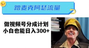 蹭麦克阿瑟热点,做视频号分成计划,小白三分钟一条日入300+【揭秘】-第一资源网