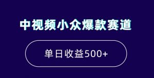 中视频小众爆款赛道,7天涨粉5万+,小白也能无脑操作,轻松月入上万【揭秘】-第一资源网