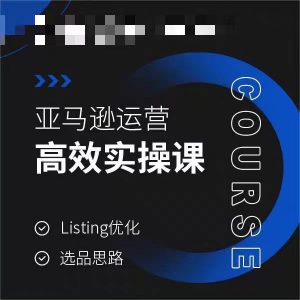 亚马逊运营高效实操课，Listing优化，选品思路-第一资源网