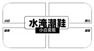 2024全新冷门水淹潮鞋无人直播玩法，小白也能轻松上手，打爆私域流量，轻松实现变现【揭秘】-第一资源网