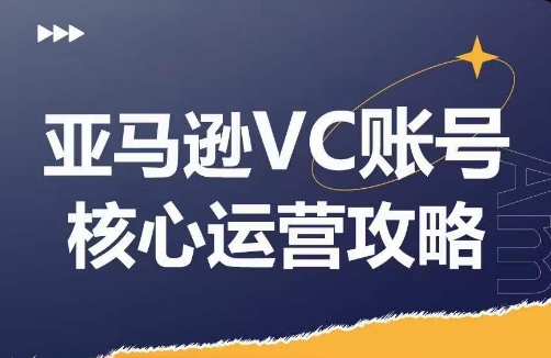 亚马逊VC账号核心玩法解析，实战经验拆解产品模块运营技巧，提升店铺GMV，有效提升运营利润-第一资源网