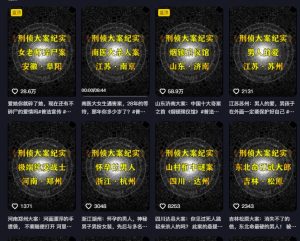 大案纪实解说课,2024年最新抖音大案教学教程-第一资源网