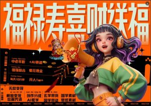 AI狂撸中老年赛道,福禄寿喜财送财送福,每日轻松十分钟,月入1W+, 抓紧冲-第一资源网